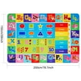 thumbnail image 2 of AKASISRUG Kids Play Rug for Playroom, Kids Play Mat ABC Educational Area Rug, Toddler Baby Playroom Mat, Alphabet Animal Soft Non-Slip Kids Rug Carpet for Boy Girl Bedroom, 2 of 7