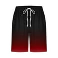 thumbnail image 4 of Viluyesy Mens Beach Shorts, Quick Dry Drawstring Loose Stretchy Summer Sports Swim Trunks Wine M, 4 of 4
