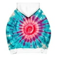 thumbnail image 4 of Women's Oversized Tie Dye Hoodies Trendy Casual Pullover Sweatshirt 2025 Fall Winter Loose Tunic Tops with Pocket, 4 of 5