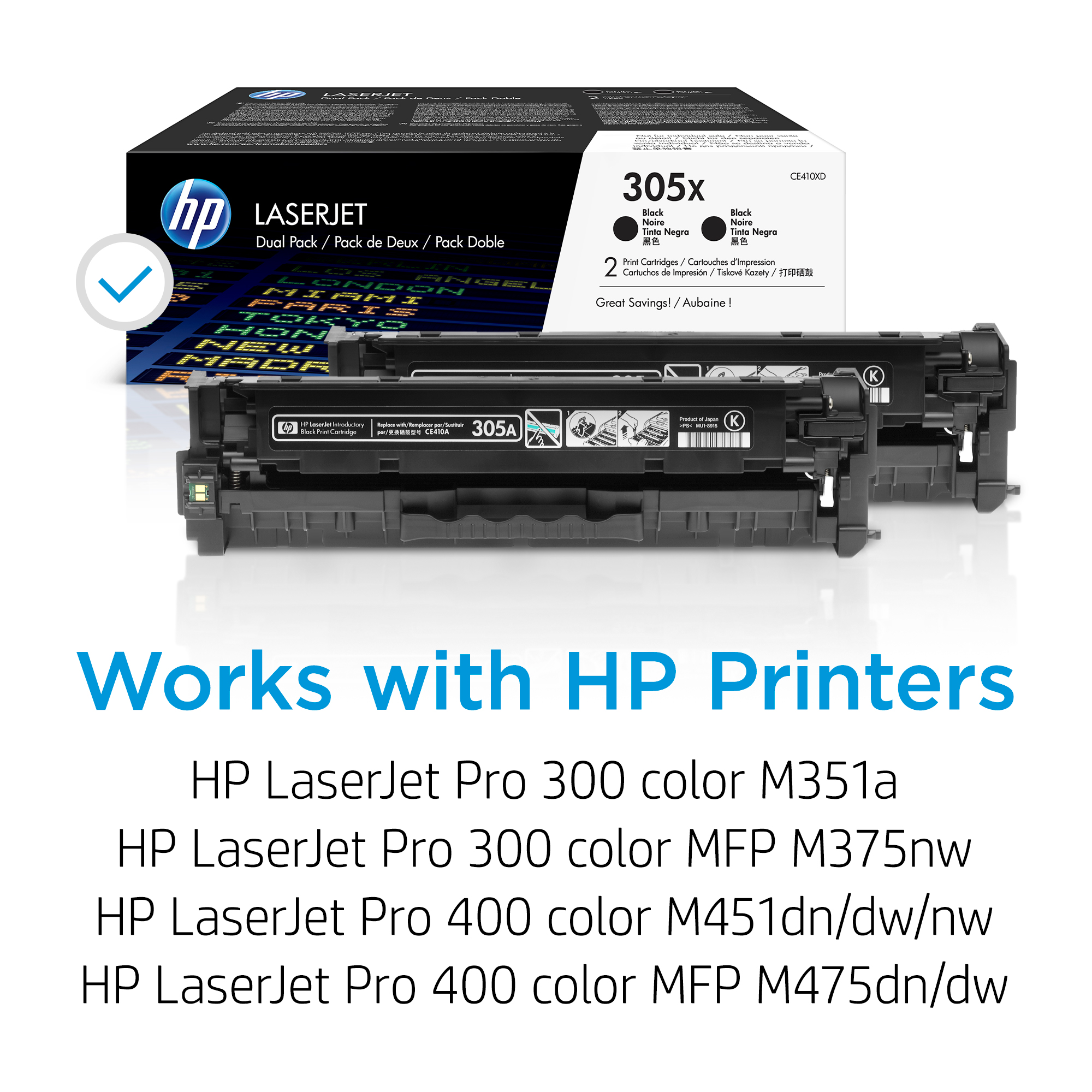 HP 201X (CF400XD) Toner Cartridges - Black High Yield (2 pack) - image 5 of 8