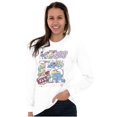 thumbnail image 4 of Smurfette Cute Romantic Smurfs Manga Women's Long Sleeve T Shirt Brisco Brands M, 4 of 6