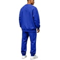 thumbnail image 5 of Dwellite Men’s 2 Piece Sweatsuit Set 2026 Crewneck Sweatshirt and Joggers Sets Casual Athletic Workout Lounge Outfit with Pockets Blue 3XL, 5 of 7