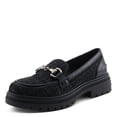 thumbnail image 2 of PATRIZIA NACARRI Women’s Boucle Loafer – Gold Horsebit Slip-On with Chunky Lug Sole, 2 of 9