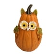 thumbnail image 2 of ShengapQ Halloween Owl Pumpkin Figurine, Resin Pumpkin Owl Statue, Fall Tabletop Decor, Thanksgiving Home Ornament, Indoor Party Decoration, Exquisite Holiday Gift, Coffee Table Centerpiece, 2 of 6