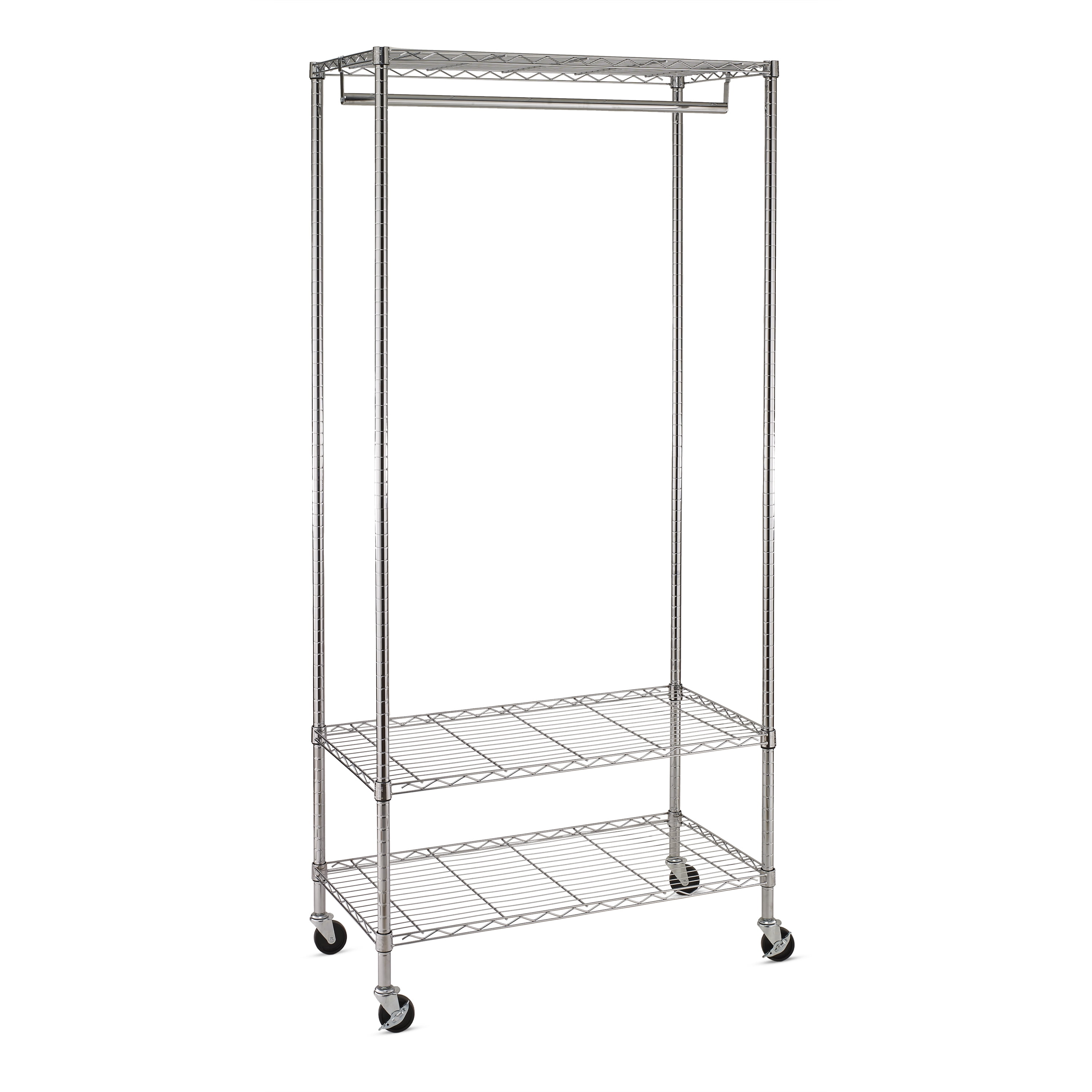 HoneyCanDo 3Shelf Deluxe Garment Rack