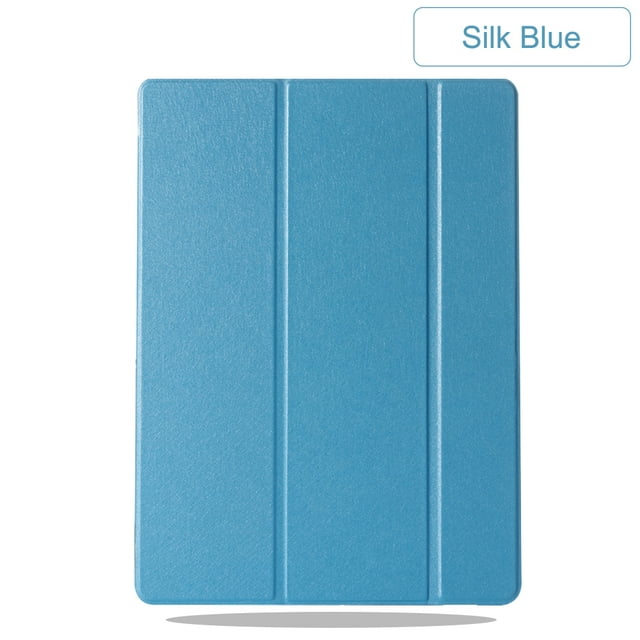 Tablet Case for iPad 5th 6th 7th 8th 10th Generation Leather Stand Cover Apple iPad 10.2 9.7 11.0 Funda Smart Protective Shell Silk blue for ipad Air5 2022