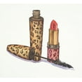 thumbnail image 2 of Jing, Jin 16x15 White Modern Wood Framed Museum Art Print Titled - Leopard Makeup, 2 of 4