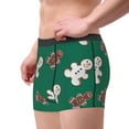 thumbnail image 4 of Disketp Gingerbread Snowman Cookies Men'S Boxer Briefs,Soft And Breathable Cotton Underwear With Comfortflex Waistband, 4 of 9