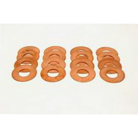 Competition Cams 4746-16 Valve Spring Shim 0.030 Inch Thick; 0.635 Inch Inside Diameter; 1.640 Inch Outside Diameter; Set of 16