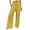 Yellow, variant on LEKWK Palazzo Pants for Women High Waisted Casual Wide Leg Pants Lightweight Loose Fit Lounge Pants with Pockets Summer Beach Vacation Clothes