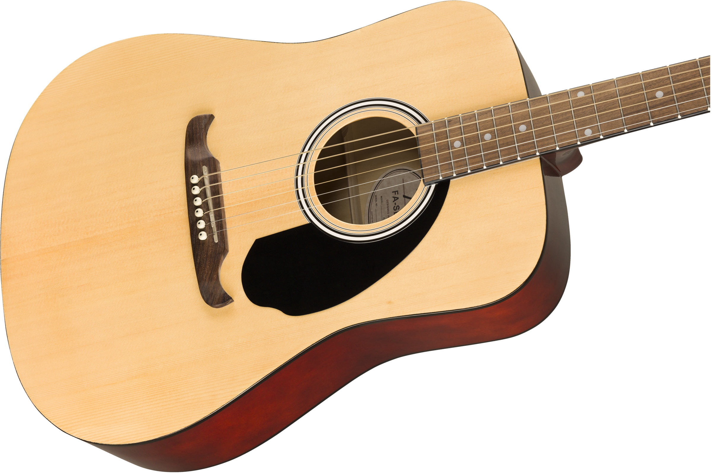 Fender FA-125 Dreadnought Acoustic Guitar - Natural w/ Hard Case