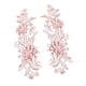 thumbnail image 5 of Apliques de encaje perfecl 2 Apliques de encaje parches de bordado floral decoración artesanal vestido de novia Rosa, 5 of 8