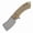 Beige, variant on Kansept Mini Korvid Pocket Knife 1.45'' 154CM Blade,Jade G10 With Watermelon Print Handle,Koch Tools Design,T3030C1