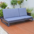 thumbnail image 6 of LeisureMod Chelsea Convertible Lounge Reclining Double Chaise With Cushions, 6 of 19