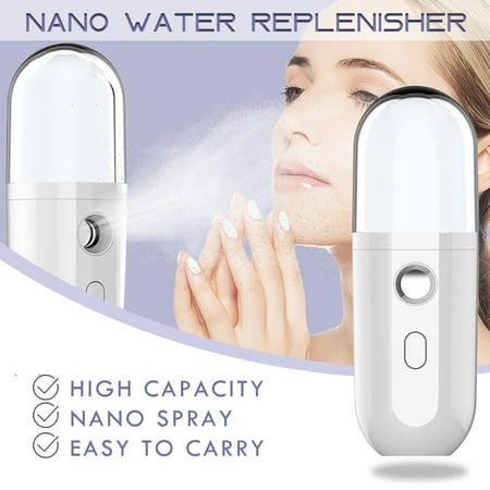 

Ykohkofe Sprayer Humidifier USB Face Mist Aroma Nano Diffuser Rechargeable 40ml Small Appliances