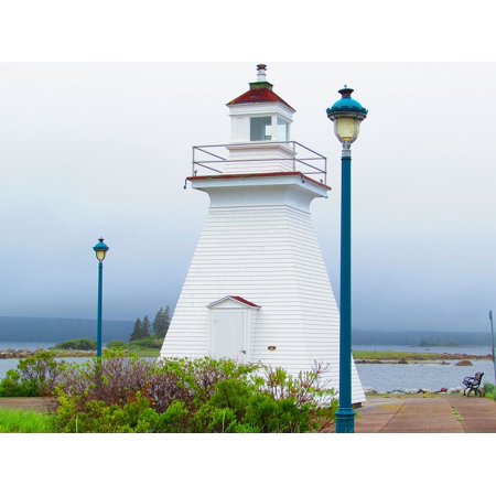 canvas print port medway lighthouse park nova scotia canada sea stretched canvas 10 x