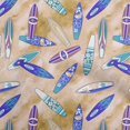 thumbnail image 1 of oneOone Velvet Light Brown Fabric Beach Craft Projects Decor Fabric Printed By The Yard 58 Inch Wide, 1 of 4