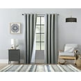 thumbnail image 1 of Belleville Total Blackout SilverClear Curtain Panel - Pair each 52" x 84" in Grey, 1 of 5