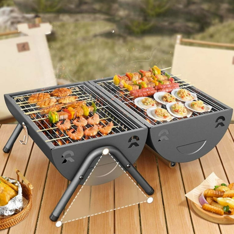 Tabletop charcoal grill portable cheap