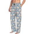 thumbnail image 2 of Yiaed Funny Cute Healthy Teeth Print Men's Lounge Pants, Loose PJ Bottoms, Long Pajama Pants for Men-Medium, 2 of 5