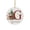 G, variant on 2026 Christmas Home Party Decoration 26 Letters Round Acrylic Christmas Ornament Set Personalized Alphabet Round Pendant DIY Custom Christmas Tree Hanging Decorations Festive Round Pendant