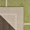 thumbnail image 2 of Nourison Essentials Indoor/Outdoor Green Ivory 4' x 6' Area Rug, (4x16), 2 of 11