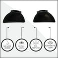 thumbnail image 3 of Super Sunnies Slim Flex UV Eye Protection, FDA Compliant Individual Tanning Goggles Eyeshields Black, 3 of 7