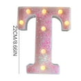 thumbnail image 2 of Clearance! PALIFEUR Pink LED Marquee Letters Light, Light Up Letters Sign for Party, Family Gatherings, Confessions & Proposal Scenes, Weddings, Led Letter Lights Decor, 2 of 4