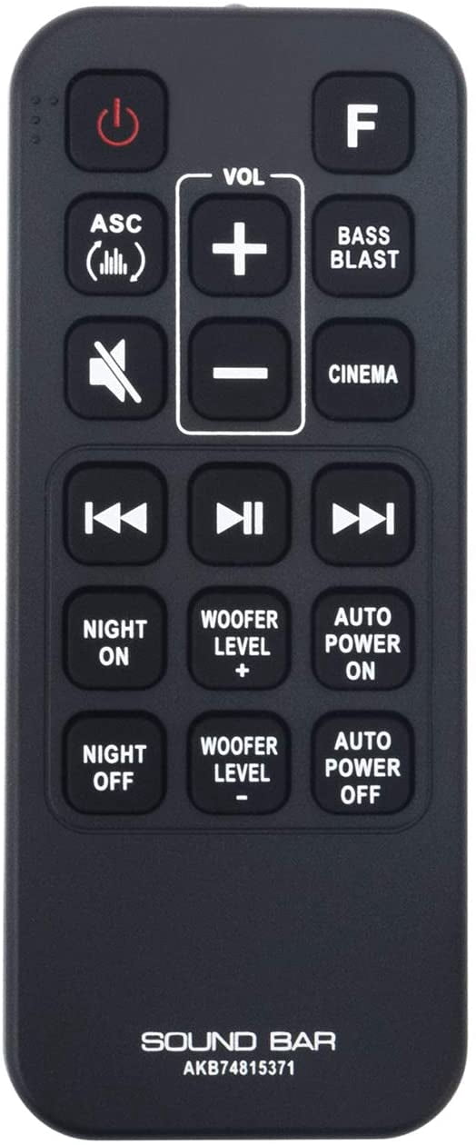 AKB74815371 Replace Remote Control fit 