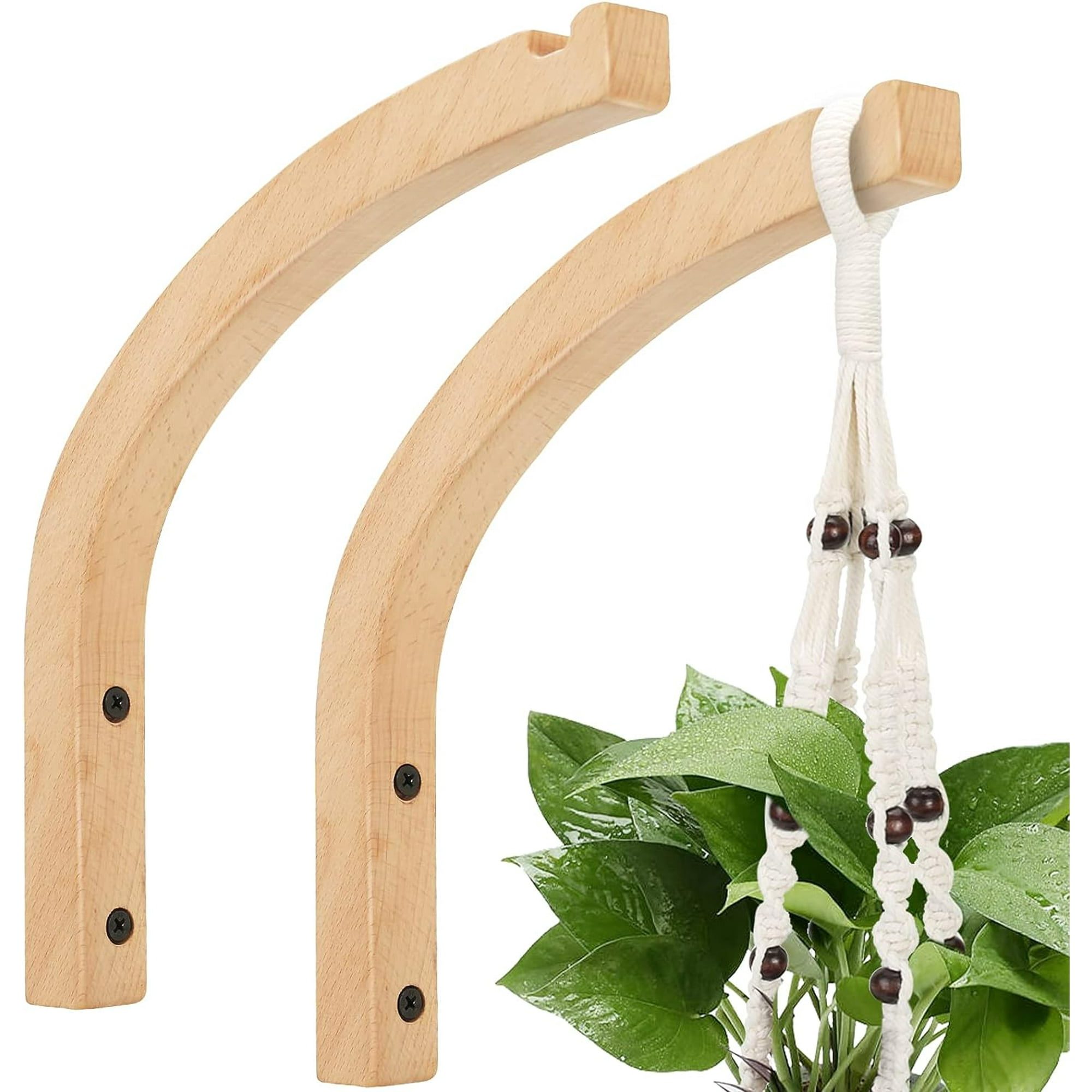 Wooden plant hook hotsell