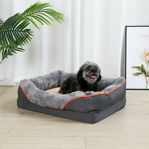 YouLoveIt Dog Beds for Large Dogs, Dog Sofa Bed Foam Sofa Soft Calming Sleeping Puppy Bed Durable Pet Bed Soft Sleeping Puppy Dog Beds