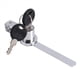 thumbnail image 5 of 3X Cerradura de Vitrina Cerradura para Puerta Corrediza de Vidrio Cerradura de Trinquete Cerradura del Gabinete de Vidrio de Seguridad con 6 Llaves, 5 of 5