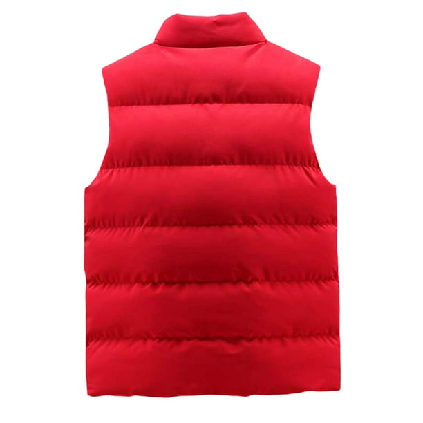 Boys red puffer vest cheap