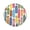 Colorful Crayon, variant on Round Placemat Heat Resistant & Wrinkle-Free Dining Table Decor Placemat For Home & Weddings Cartoon Fire