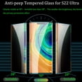 thumbnail image 2 of [Protector de pantalla] Vidrio templado BYIUIHS Privacy Galaxy S22 Ultra 6.8 pulgadas, 2 of 9