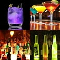 thumbnail image 5 of LINLIN LED Coaster, Light Up Coasters, LED Coaster Round Flash Cup Mat Sticker Lights LED Bottle Lights Cup Holder Lights for Wine Liquor Bottle, Drinks Party, Bar Party, 5 of 7