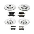 thumbnail image 3 of PowerStop Front and Rear Z23 Evolution Sport Carbon-Fiber Ceramic Brake Pad and Drilled & Slotted Rotor Kit Fits: CADILLAC Select Models K2733, 3 of 10