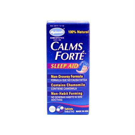 Hyland's Calms Forte Sleep Aid Tablets - 100 CT (Best Sleep Remedies For Adults)