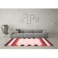 thumbnail image 3 of Ahgly Company Indoor Rectangle Solid Red Modern Area Rugs, 2' x 3', 3 of 4
