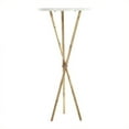 thumbnail image 1 of Safavieh Wayne Table d'Appoint en Marbre Blanc et Or, 1 of 5