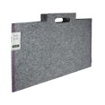 thumbnail image 1 of ITOYA Midtown Large Format Artwork Carrier Bag 14x21 Grey/Purple, 1 of 5
