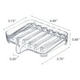 thumbnail image 5 of Yamazaki Home Self-Draining Soap Tray, Clear, Acrylic, No Assembly, 5 of 5