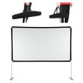 thumbnail image 1 of Unique Screen Edge Design Projector Screen  Polyester Material Lightweight Foldable Screen Theater for Home 100in,120in, 1 of 7