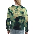 thumbnail image 7 of Honeii Eyes Watching In The Dark Pattern Womens Oversized Hoodies Long Sleeve Sweatshirts Pullover Fall Outfits with Pocket-Medium, 7 of 7