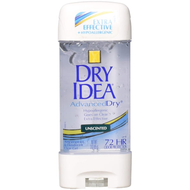 Dry Idea Desodorante Antitranspirante Gel Transparente Sin Perfume - 3 Oz