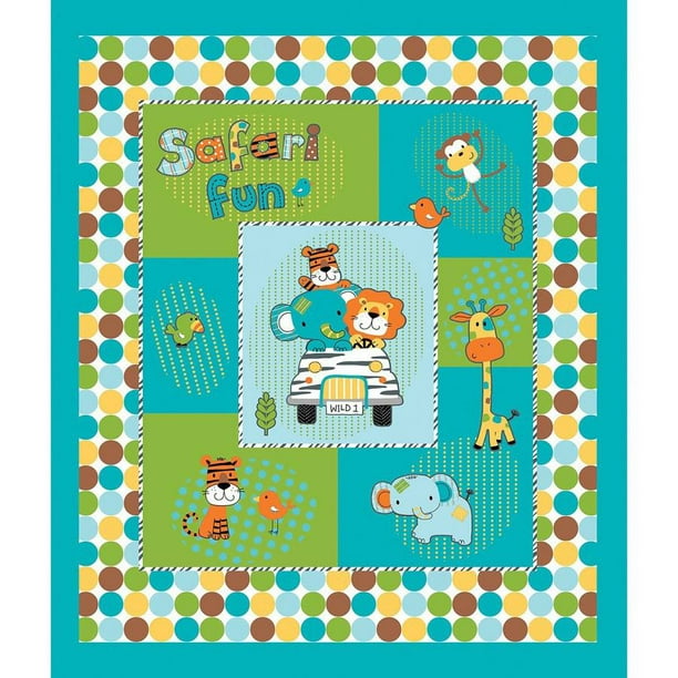 Safari Fun Fusible Applique Quilt Kit