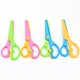 thumbnail image 1 of 4 tijeras para niños pequeños, tijeras de seguridad para niños, tijeras de seguridad de plástico para niños, tijeras de entrenamiento preescolar de dos colores para herramientas de corte, suministros, 1 of 5