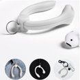 thumbnail image 3 of Methold 1 par de auriculares de silicona con gancho para la oreja, auriculares portátiles con gancho para la oreja, soporte para Cables de audio/vídeo blanco, 3 of 6