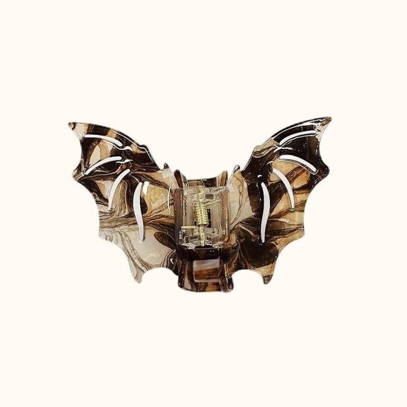 Acrylic Bat Claw Hair Clips Hair Accessories for Women & Girls Black 82x51x55mm