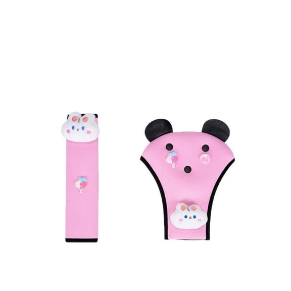 Seat Belt Cover Pad for Kids Cute Animal Universal 1pair